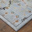 Feizy Melrose 39P4F Traditional Floral & Botanical Rug in Blue/Green/Ivory
