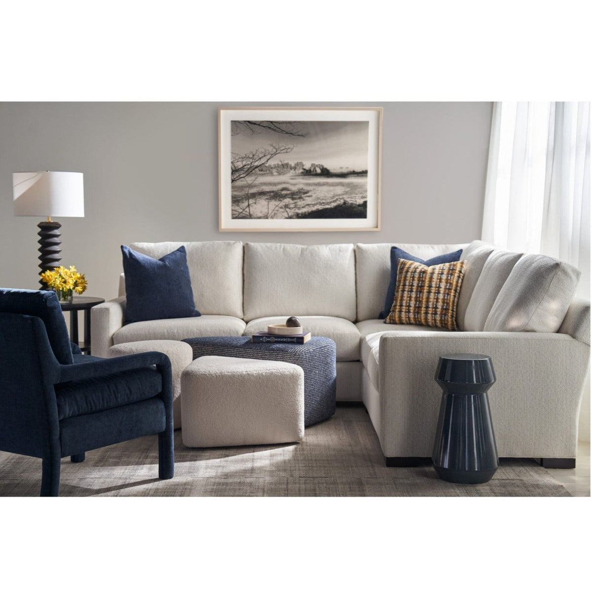 Century Furniture Stocked Charlotte Sectional
