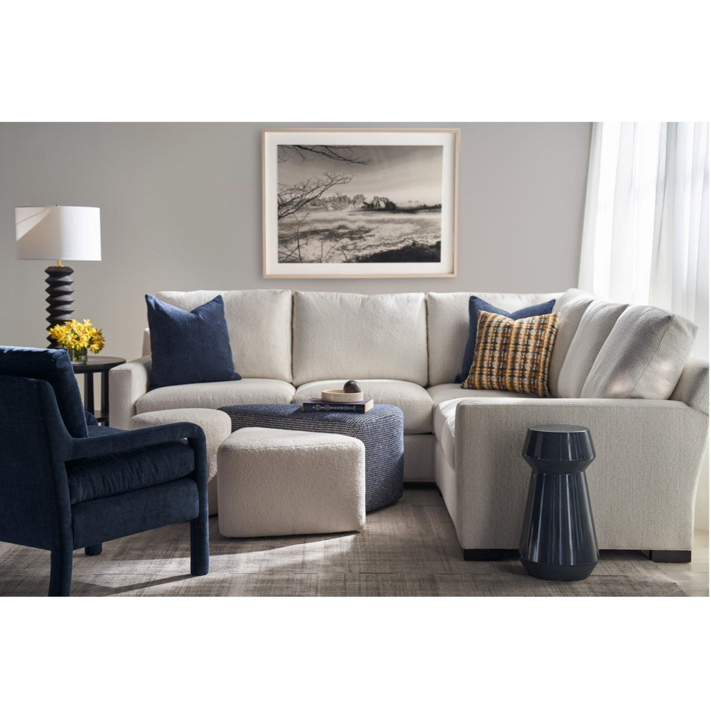 Century Furniture Stocked Charlotte Sectional