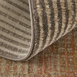 Feizy Eden 39QPF Modern Abstract Rug in Ivory/Taupe/Pink