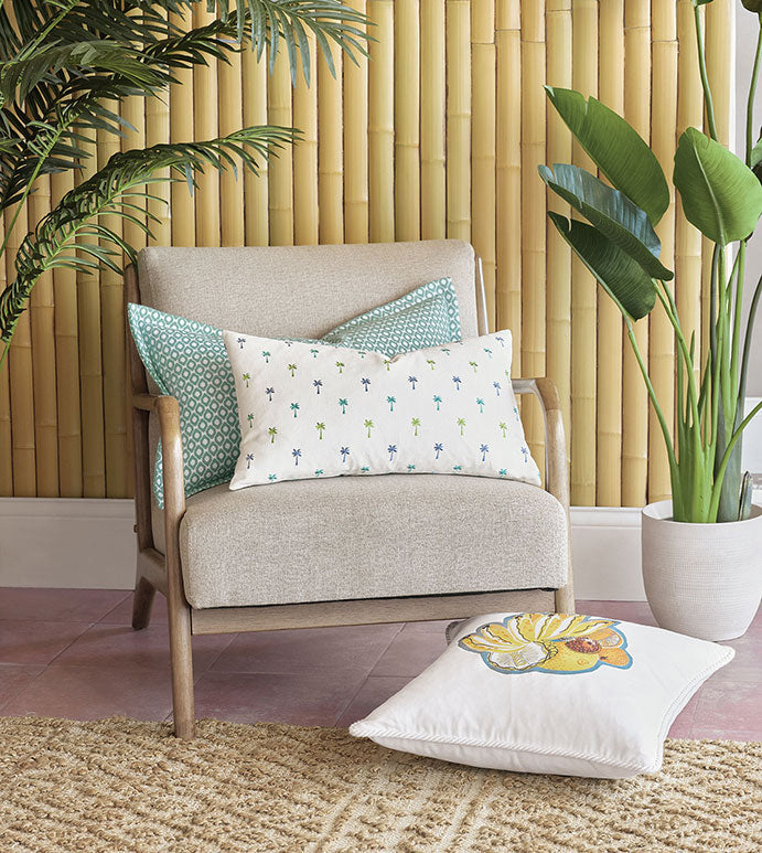 Eastern Accents Belize Embroidered Decorative Pillow