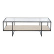 Bernhardt Harlow Metal Rectangular Cocktail Table