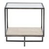 Bernhardt Harlow Metal Square End Table