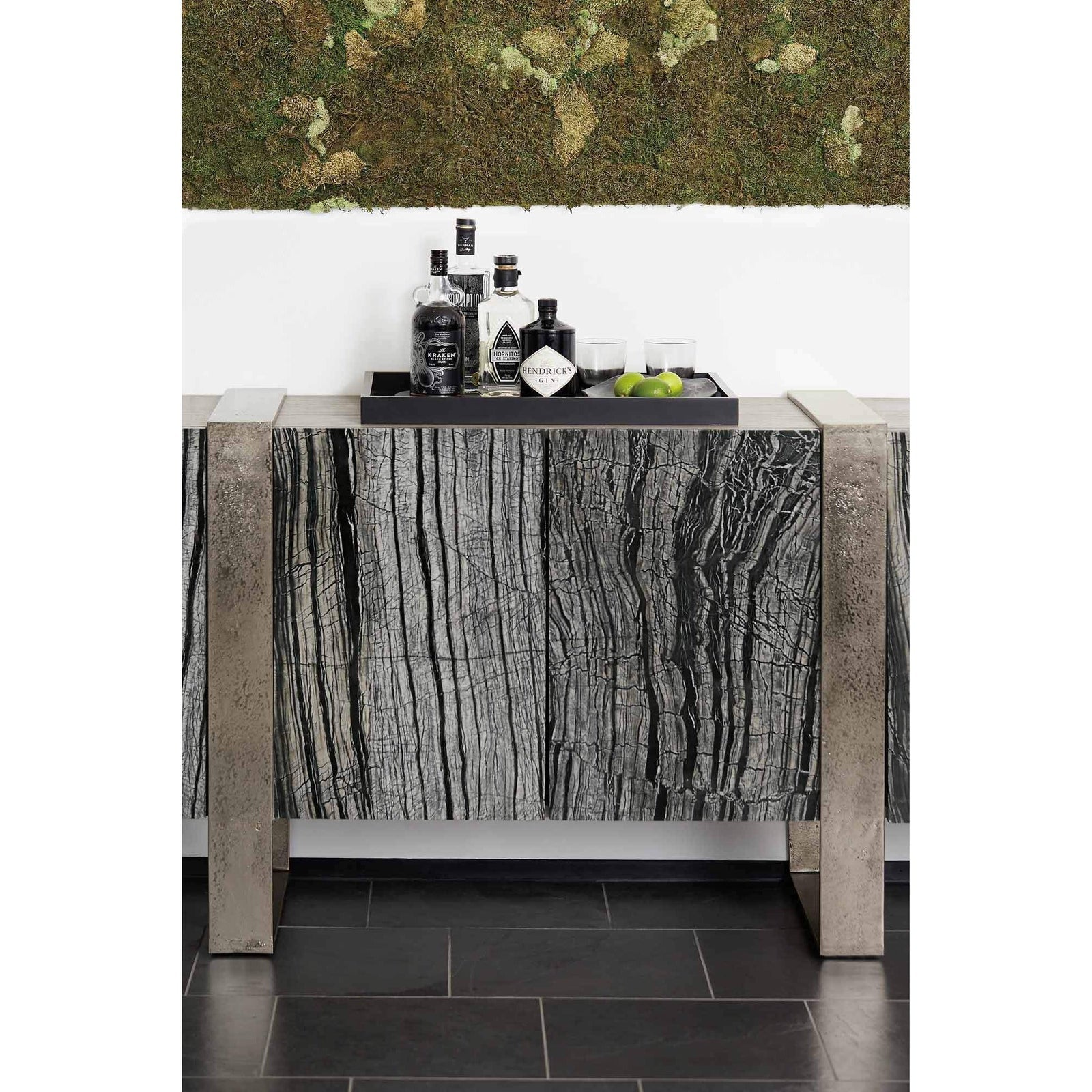 Bernhardt Linea Marble Entertainment Console