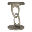 Bernhardt Linea Metal Interlocking Round Chairside Table
