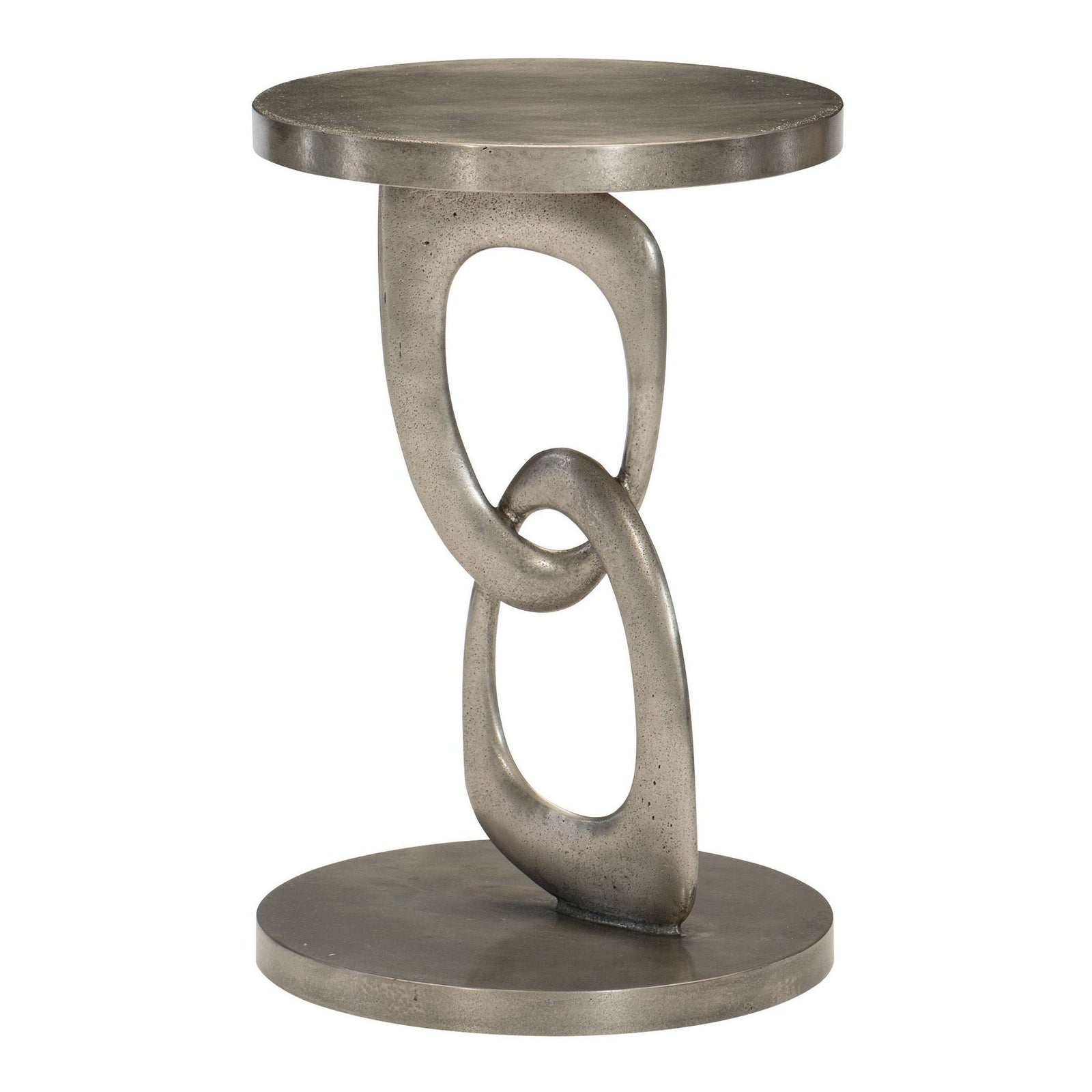 Bernhardt Linea Metal Interlocking Round Chairside Table