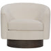 Bernhardt Interiors Camino Leather Swivel Chair