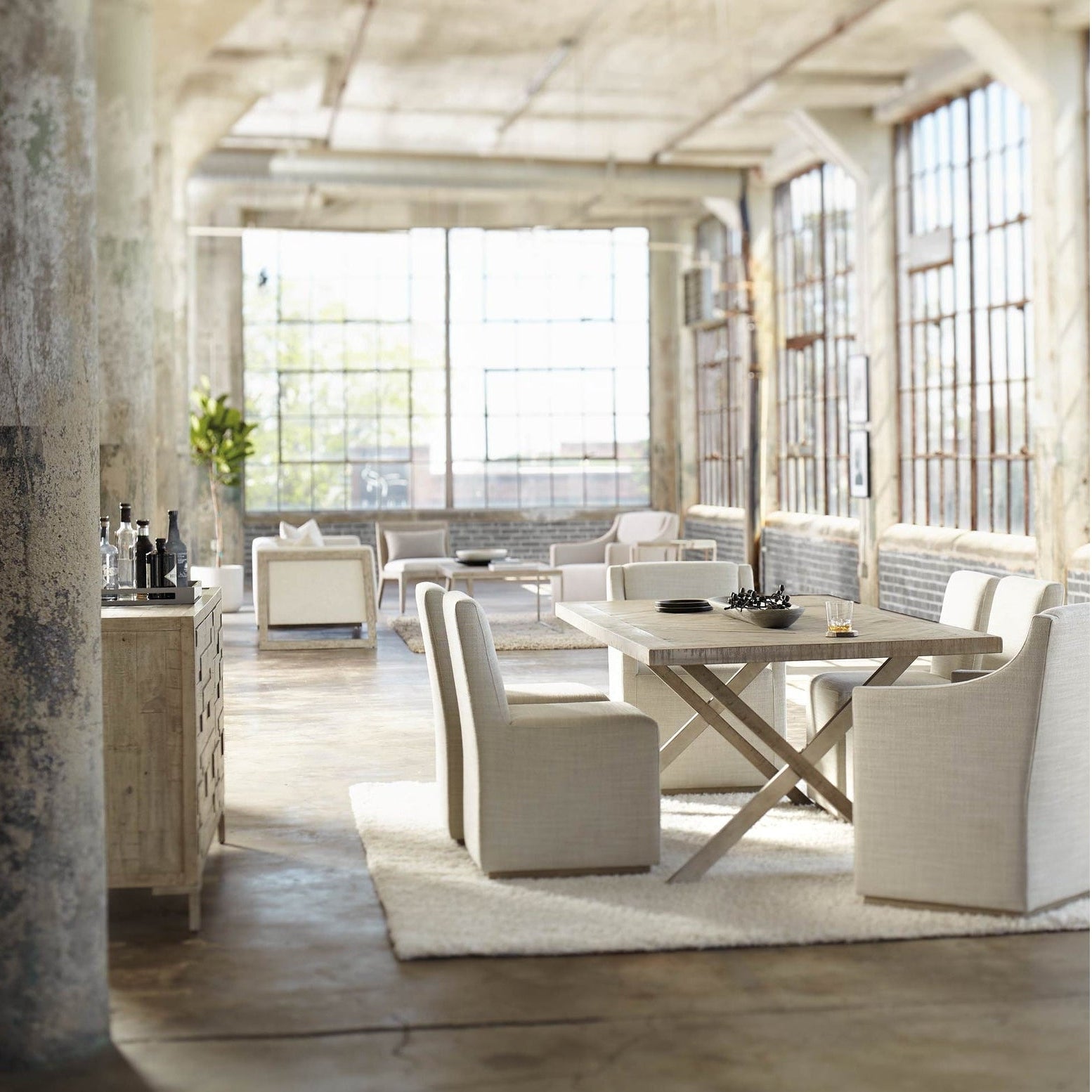 Bernhardt Loft Milo Dining Table