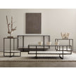 Bernhardt Harlow Metal Rectangular Cocktail Table