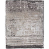 Feizy Skyview 39QAF Modern Abstract Rug in Gray/Ivory/Taupe