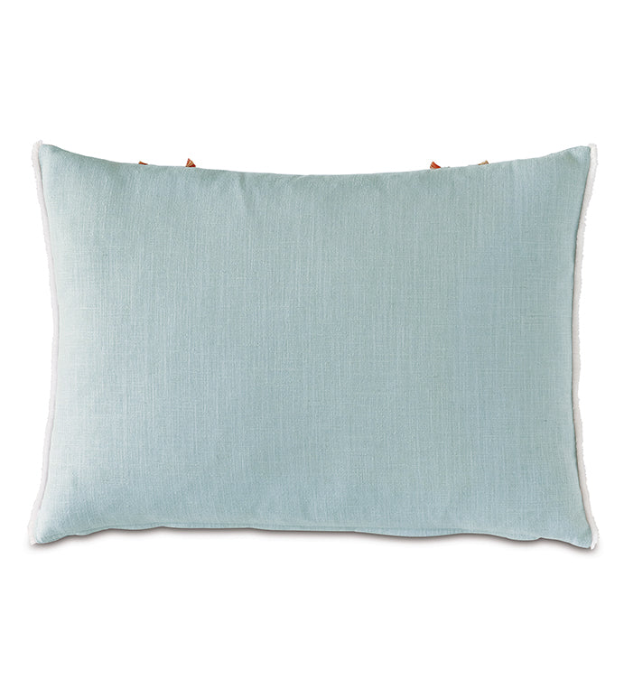Eastern Accents Bimini Frilly Decorative Pillow