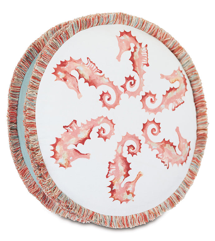 Eastern Accents Bimini Seahorse Decorative Pillow