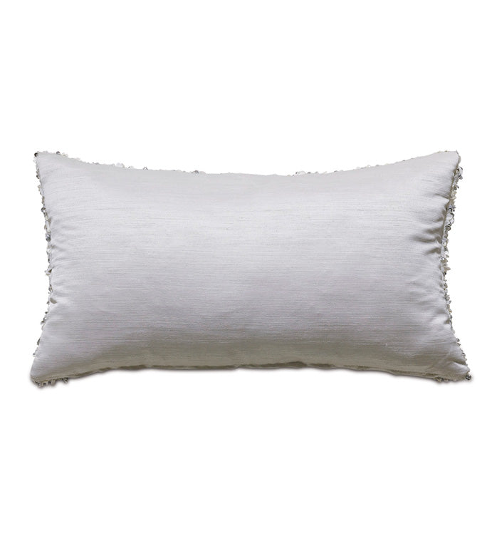 Eastern Accents Crystal Platinum Bolster