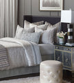 Eastern Accents Crystal Platinum Bolster