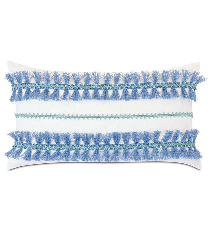 Eastern Accents Castaway Trim Application Decorative Pillow