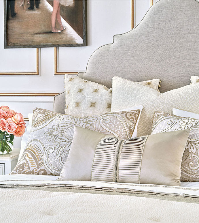 Eastern Accents Romilly Pleated Insert Decorative Pillow