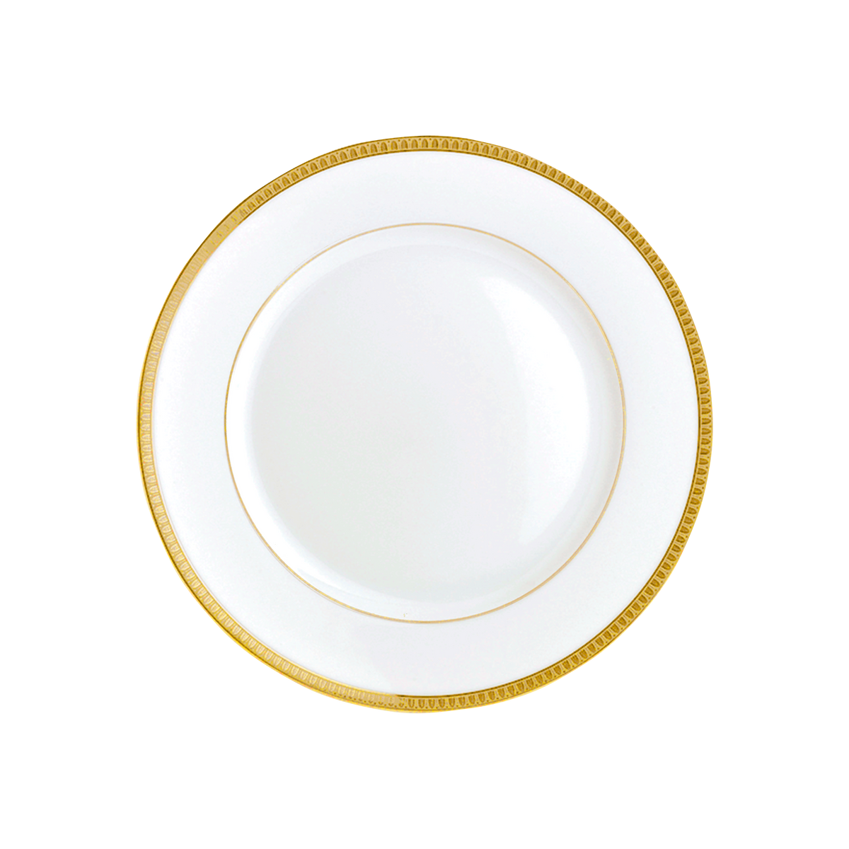 Christofle Malmaison Porcelain Bread Plate Gold 17 Cm