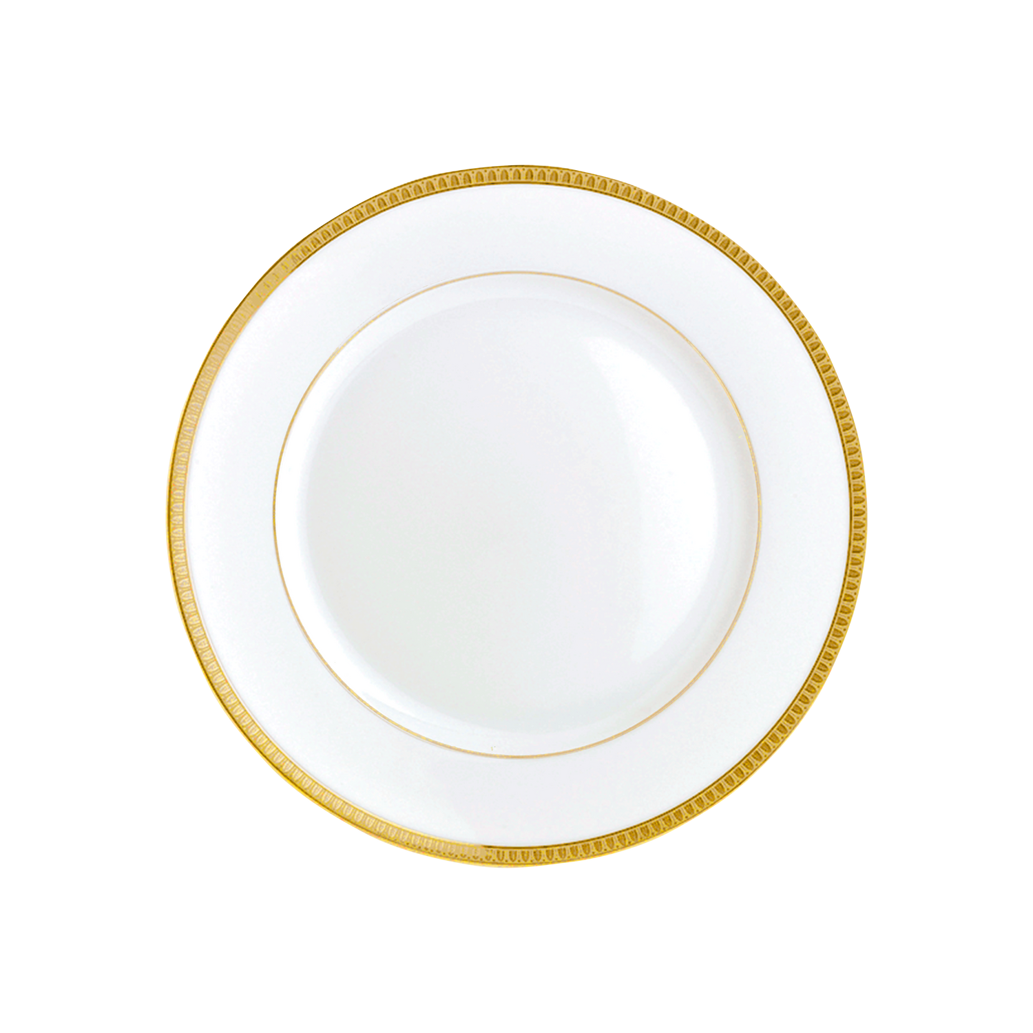 Christofle Malmaison Porcelain Bread Plate Gold 17 Cm