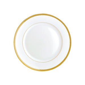 Christofle Malmaison Porcelain Bread Plate Gold 17 Cm