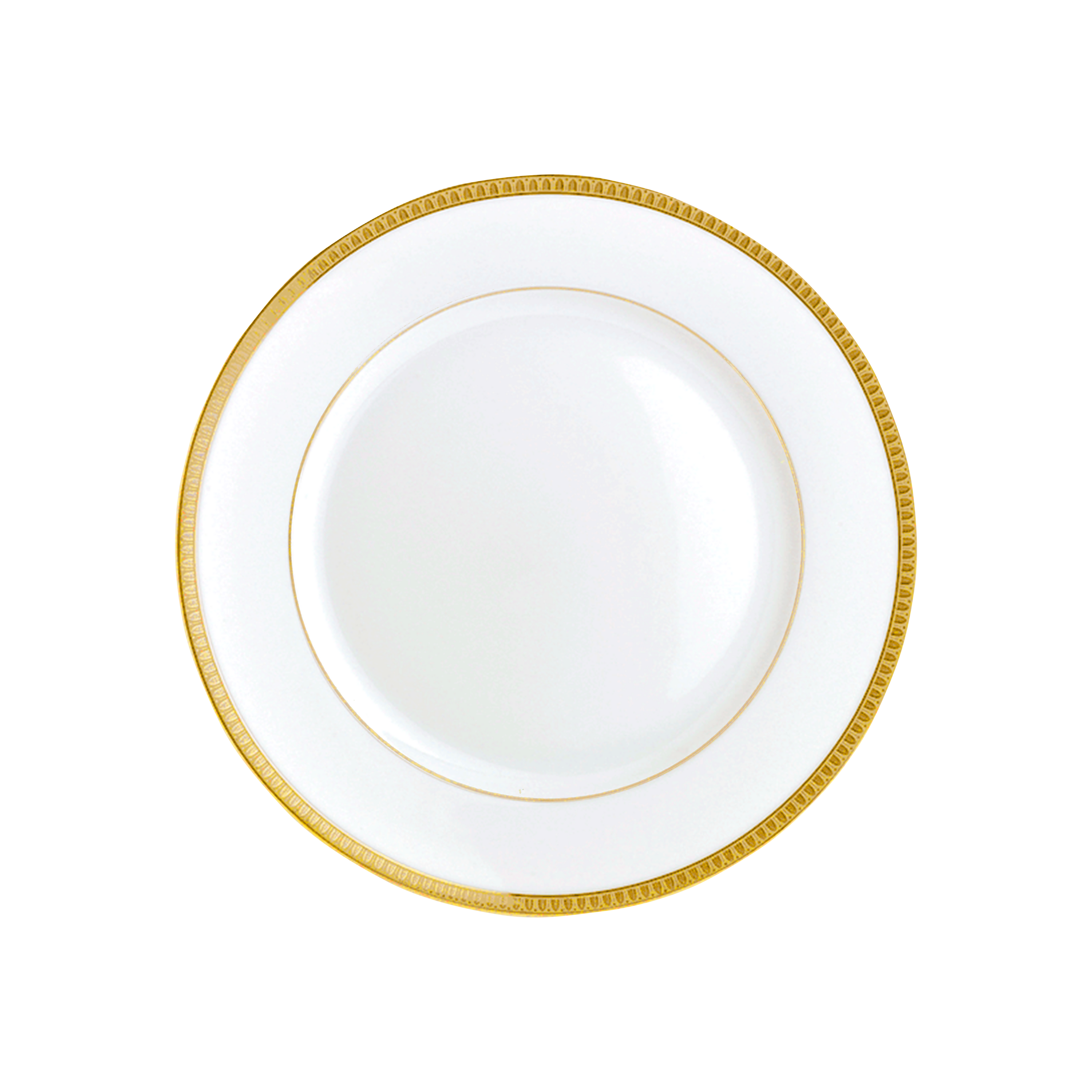 Christofle Malmaison Porcelain Bread Plate Gold 17 Cm