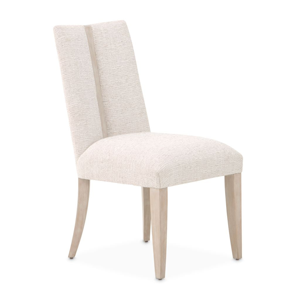 Michael Amini Lotus Bay Dining Side Chair - Sand - Set of 2
