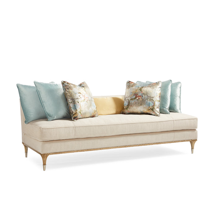 Caracole Compositions Fontainebleau Armless Sofa DSC