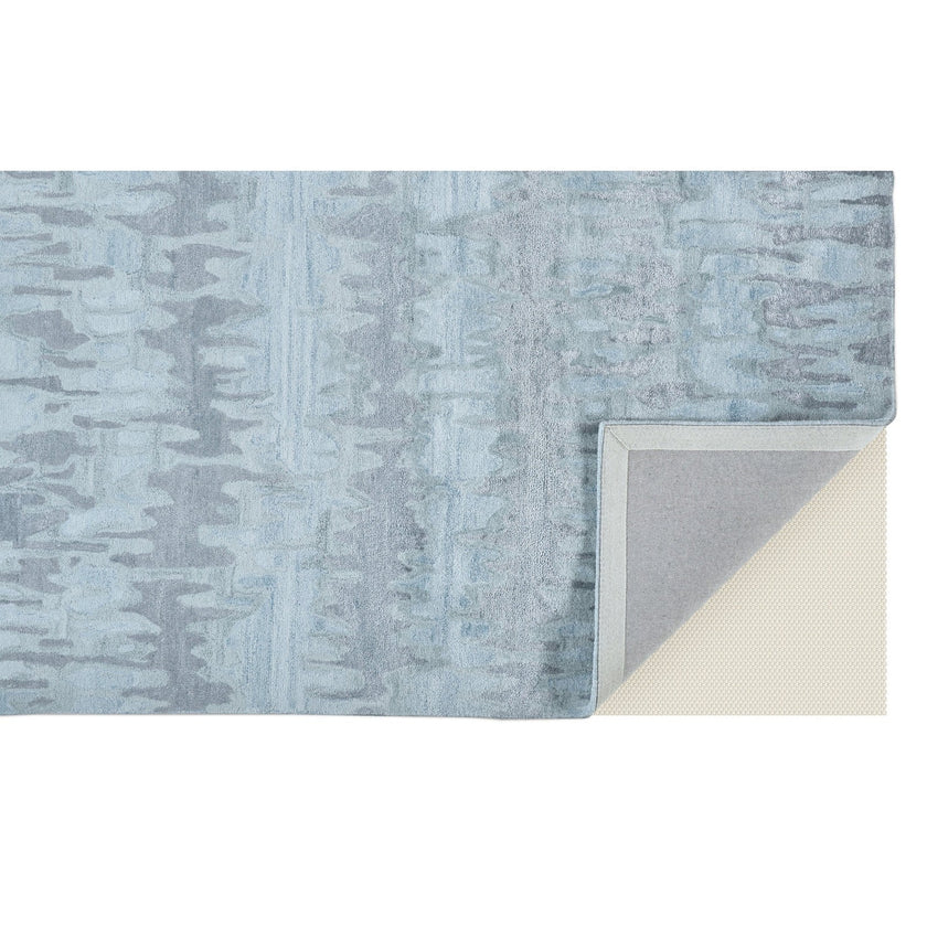 Feizy Dryden 8787F Transitional Abstract in Blue/Green/Gray