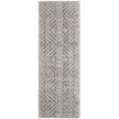 Feizy Vancouver 39NQF Modern Geometric Rug in Ivory/Tan/Brown