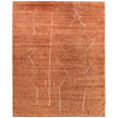 Feizy Agape 69H8F Modern Abstract Rug in Orange/White