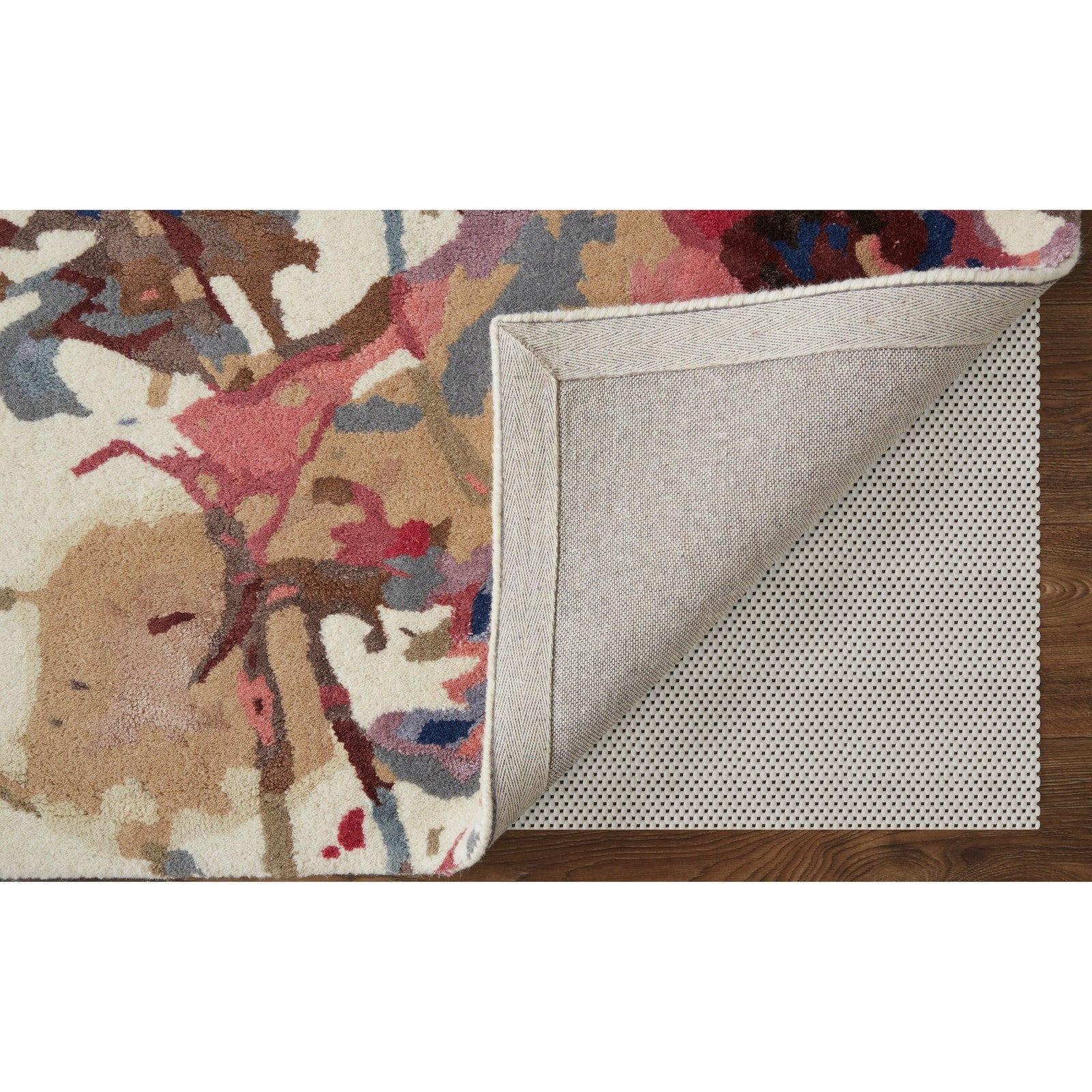 Feizy Dafney 8865F Transitional Floral & Botanical in Blue/Pink/Gray