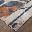 Feizy Gilmore 39MPF Modern Watercolor in Blue/Orange/Gray