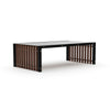 Caracole Pinstripe Dark Cocktail Table