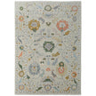 Feizy Karina 69GBF Transitional Floral & Botanical Rug in Ivory/Gold/Green