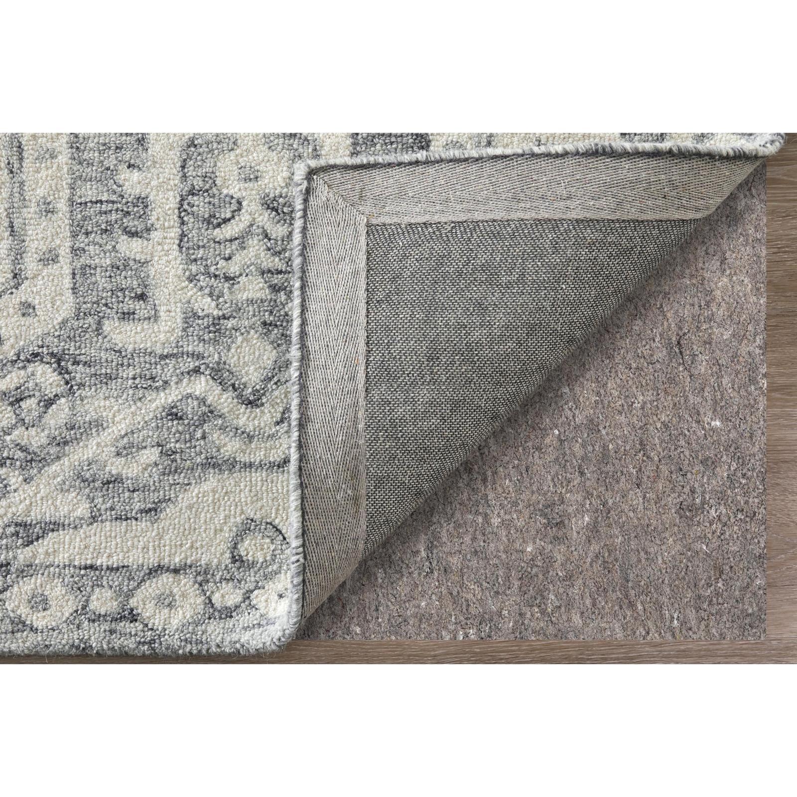 Feizy Belfort 8A27F Traditional Geometric Rug in Gray/White