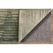 Feizy Eden 39QYF Modern Abstract Rug in Green/Ivory/Brown