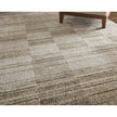 Feizy Richmond 39R3F Modern Geometric Rug in Ivory/Gray/Tan