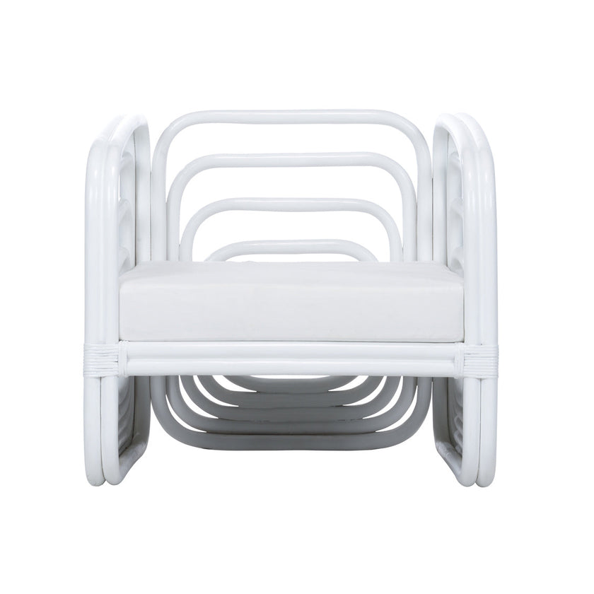 Wildwood Waterfall White Tub Chair