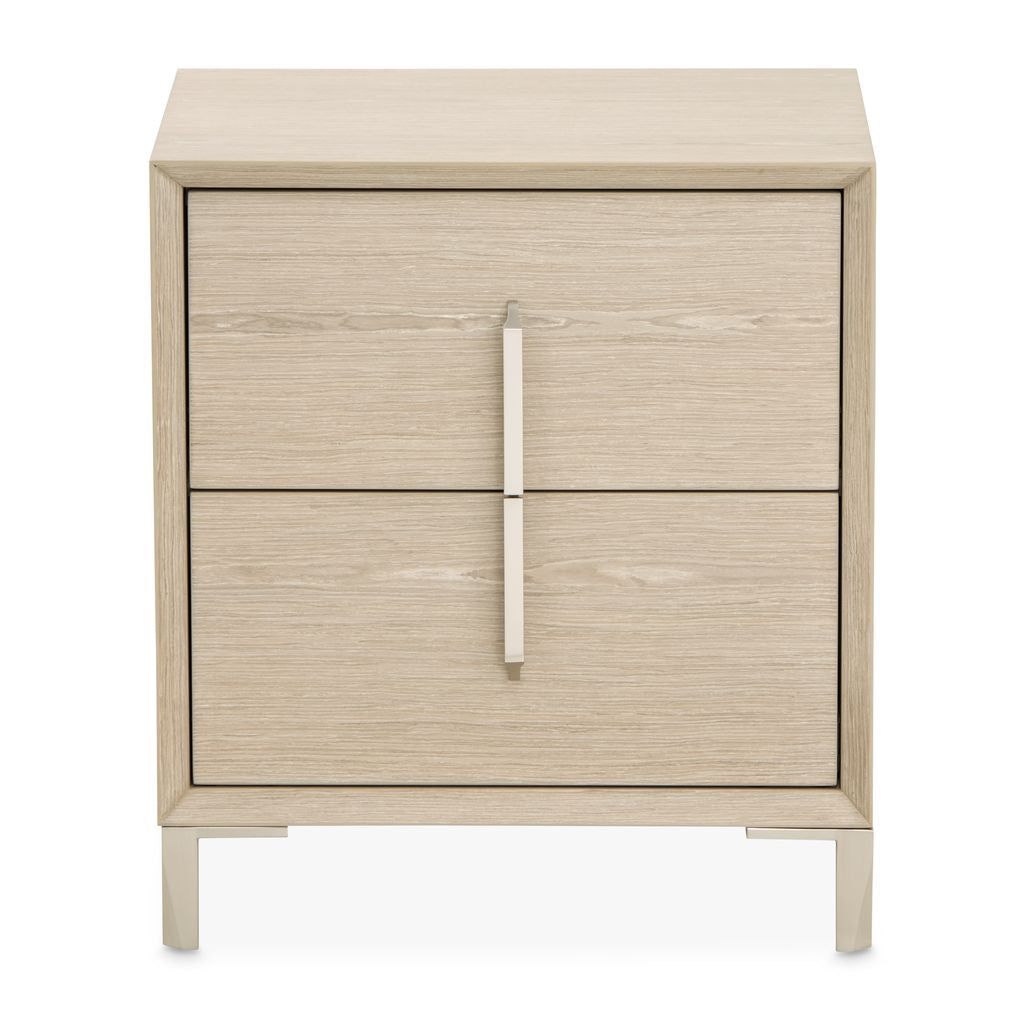 Michael Amini Lotus Bay Small Nightstand - Sand