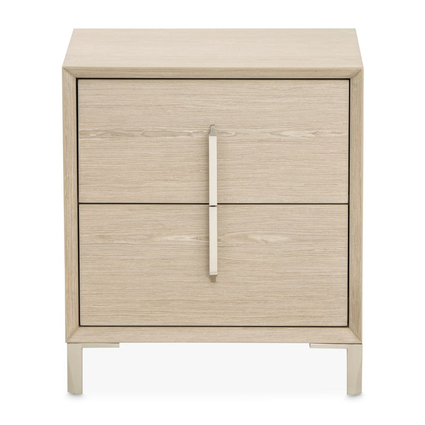Michael Amini Lotus Bay Small Nightstand - Sand