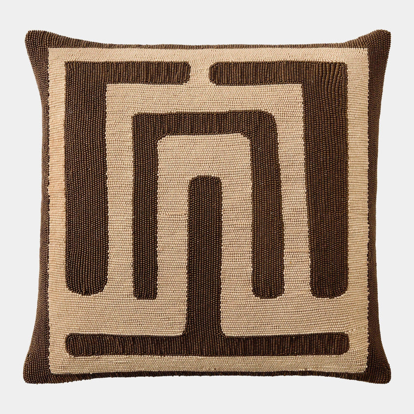 Global Views Carthago Beaded Pillow