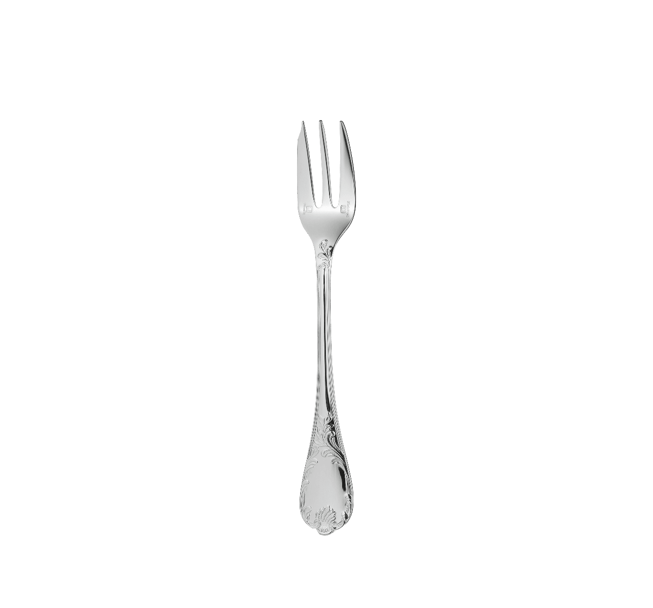 Christofle Marly Silver Plated Cake Fork
