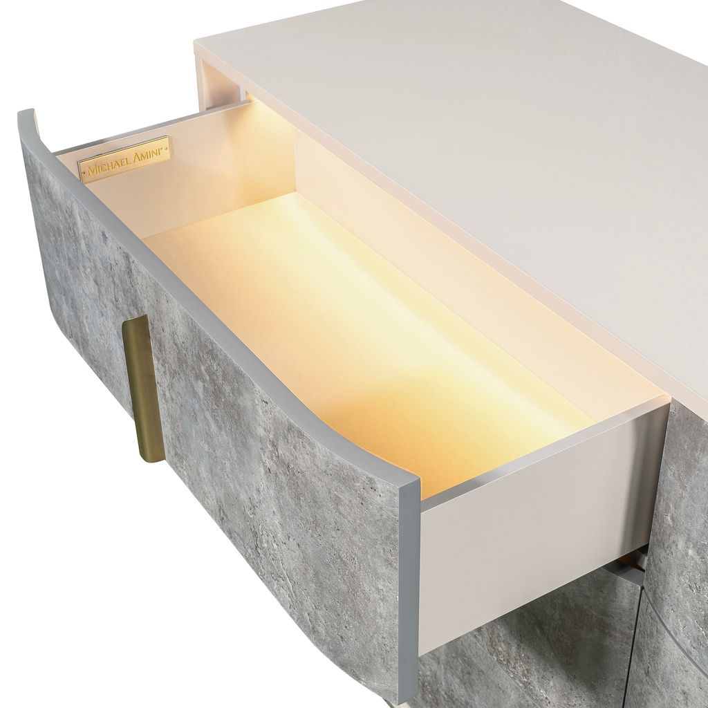 Michael Amini Pavira Dresser - Stone