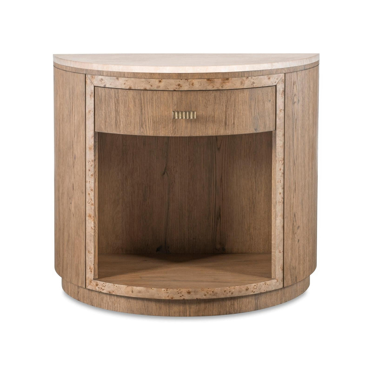 Century Furniture Monterey Demilune Nightstand & Stone