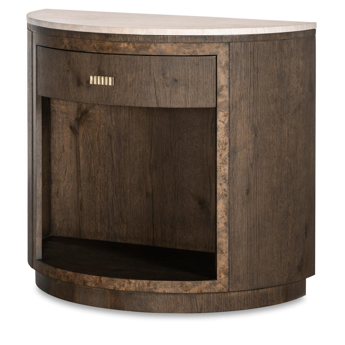 Century Furniture Monterey Demilune Nightstand & Stone