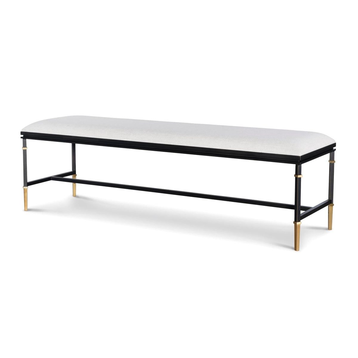 Century Furniture Monterey Upholstered/Metal Bench