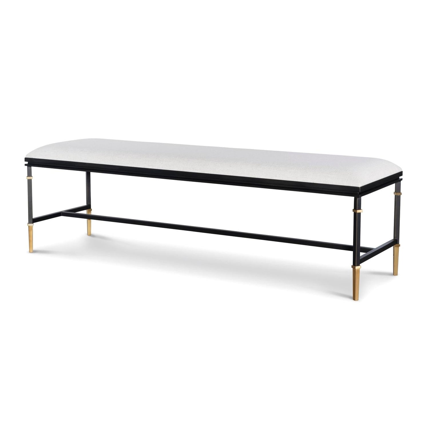 Century Furniture Monterey Upholstered/Metal Bench