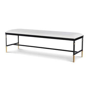 Century Furniture Monterey Upholstered/Metal Bench