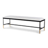 Century Furniture Monterey Upholstered/Metal Bench