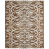Feizy Wallace 8A43F Transitional Medallion Rug in Brown/White