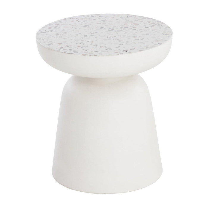 Sunpan Lucida End Table - Terrazzo